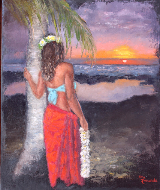 Aloha Lei -  Hawaiian Art print