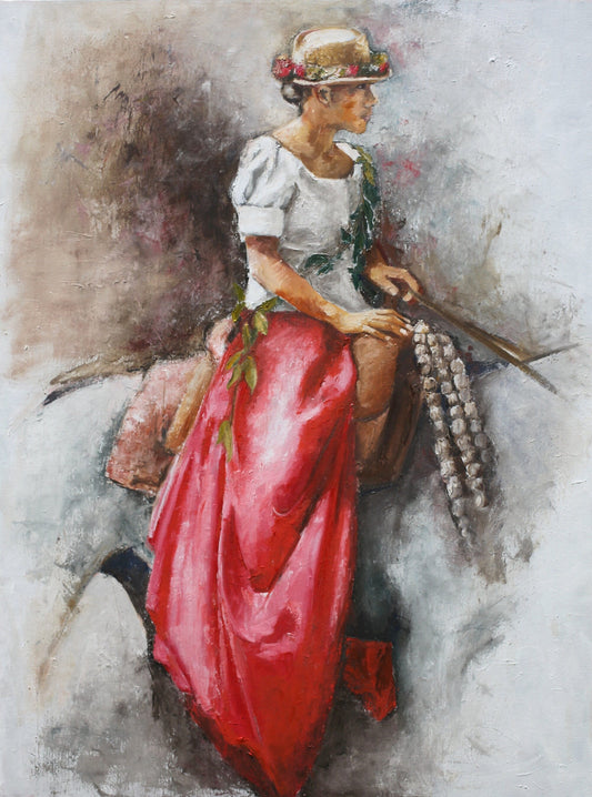 Paʻu Princess -  Hawaiian Art print